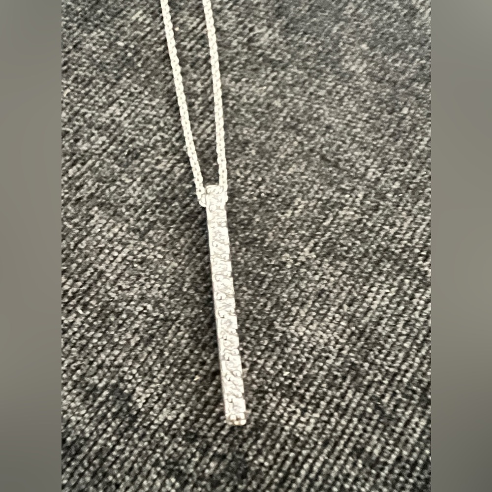 Diamond and gold necklace